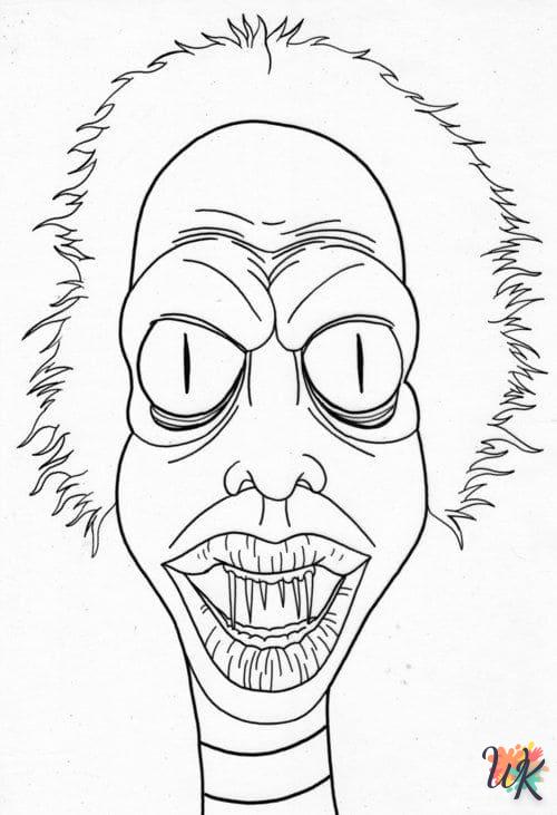 imprimer coloriage Beetlejuice  gratuit