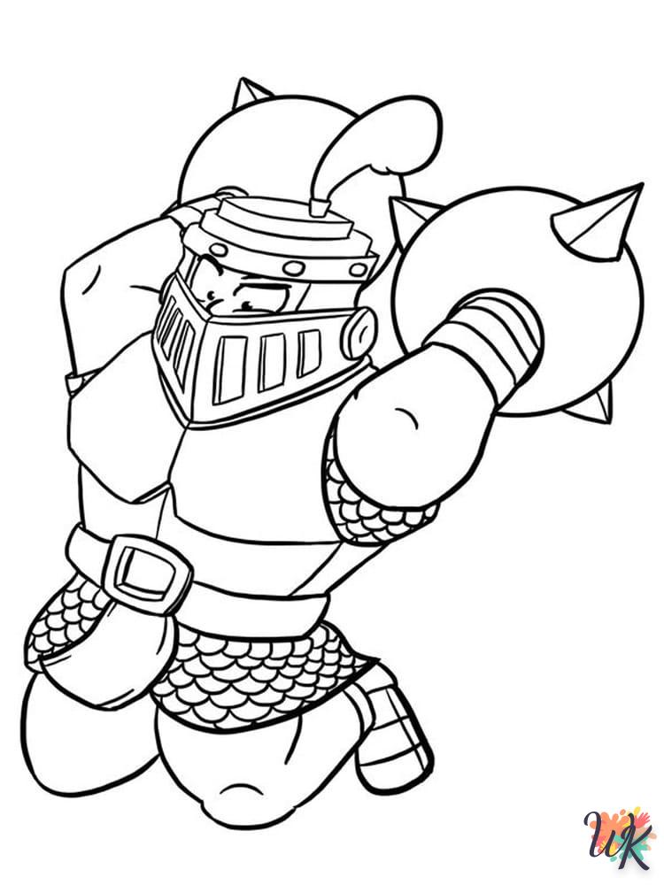 coloriage Clash of Clans  en ligne pour bebe de 2 ans