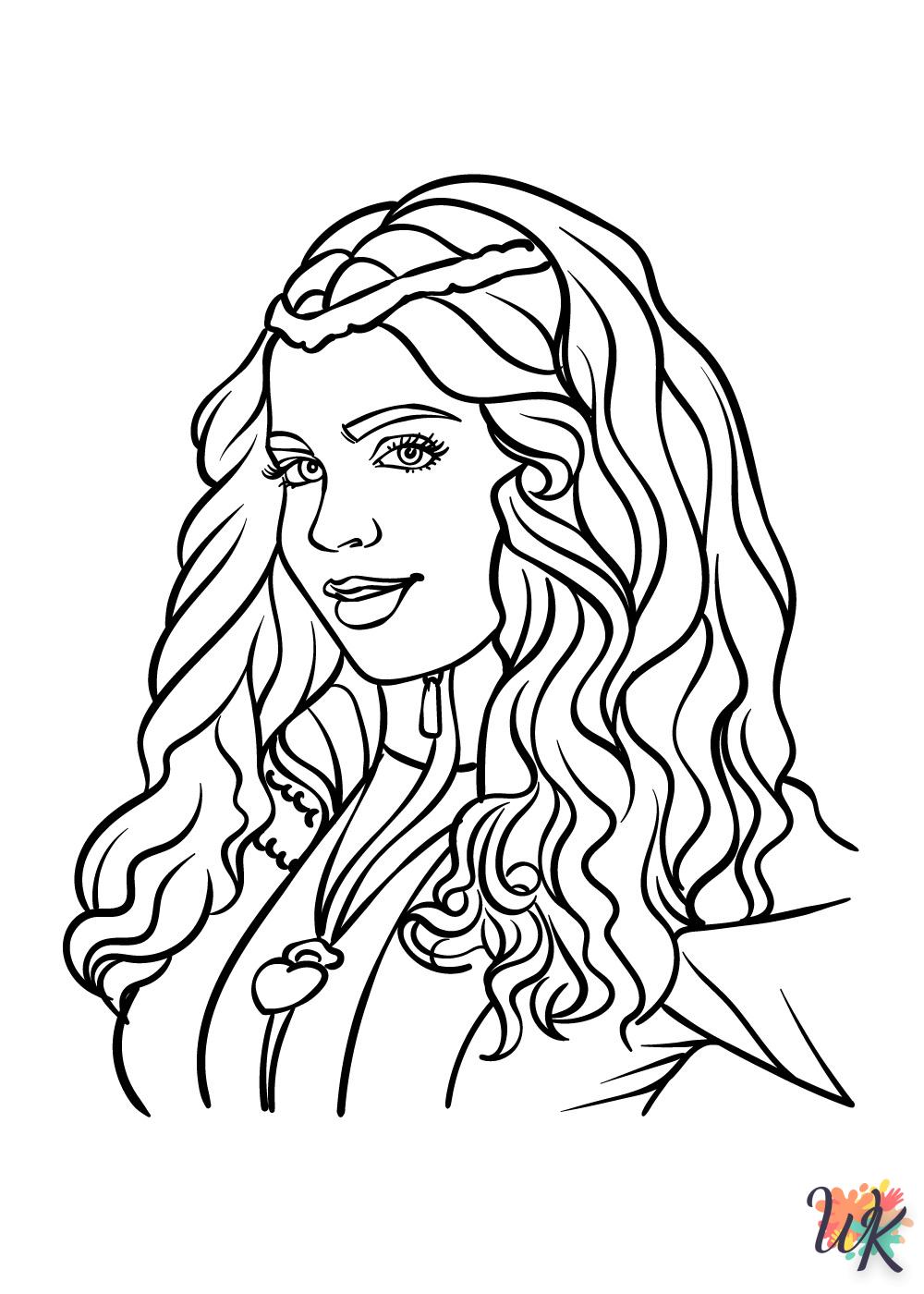 coloriage Descendants  gratuit