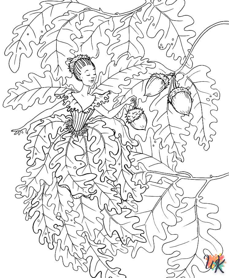 coloriage Fée  enfant a imprimer