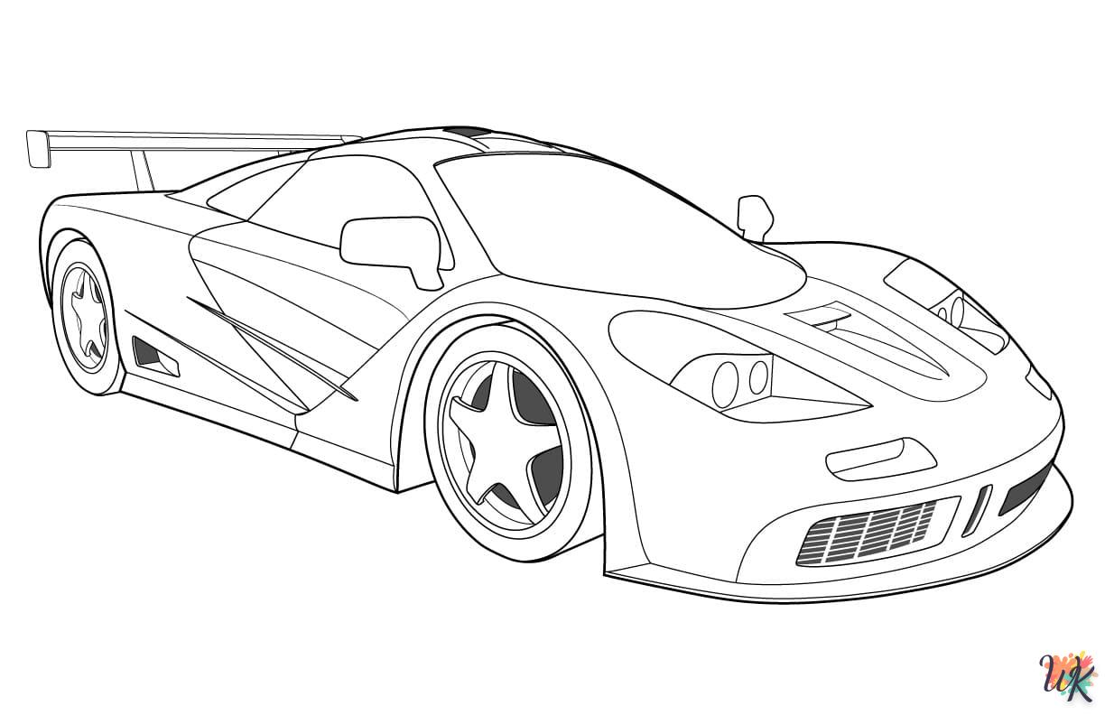 coloriage Ferrari  à imprimer pdf