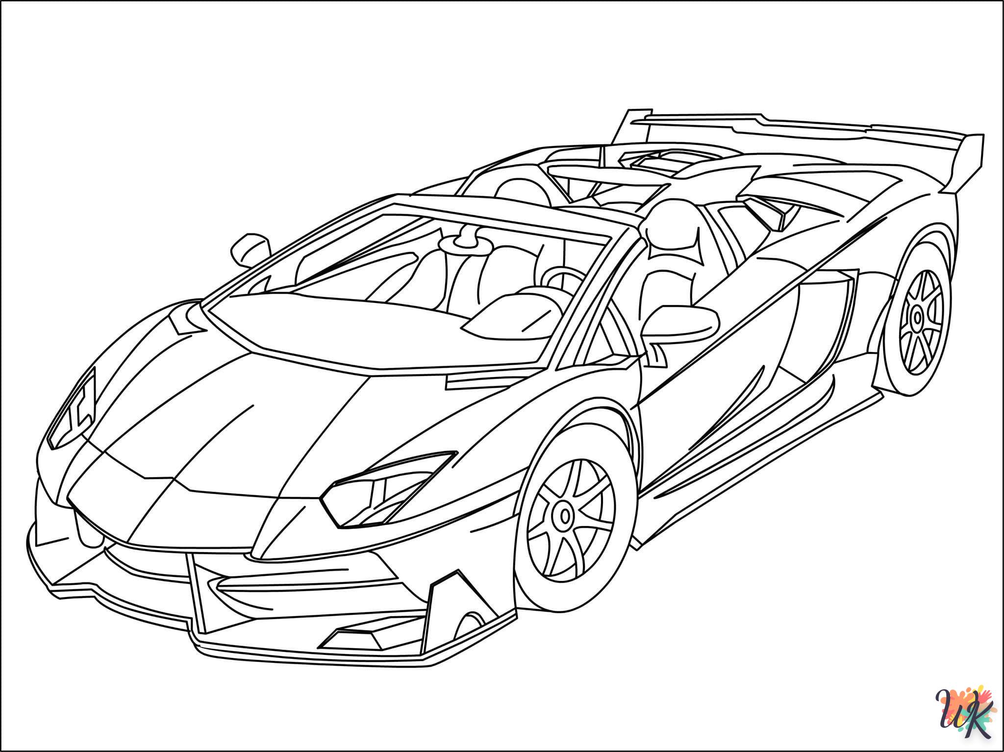 coloriage Ferrari  à imprimer