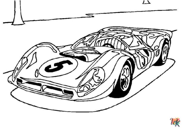 coloriage Ferrari  a imprimer enfant 10 ans