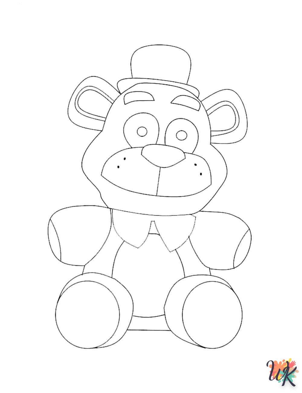 coloriage Five Nights at Freddy's  gratuit a imprimer