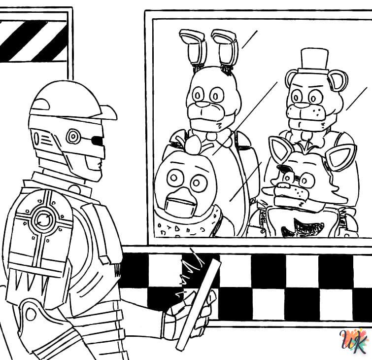 coloriage Five Nights at Freddy's  a imprimer gratuit