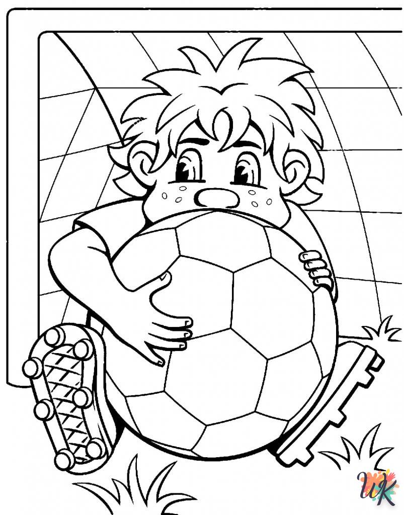 coloriage Football  et apprentissage