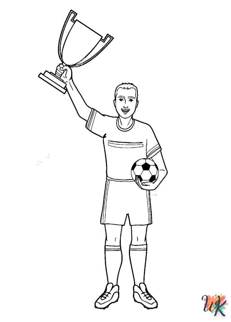 coloriage Football  a imprimer enfant 5 ans