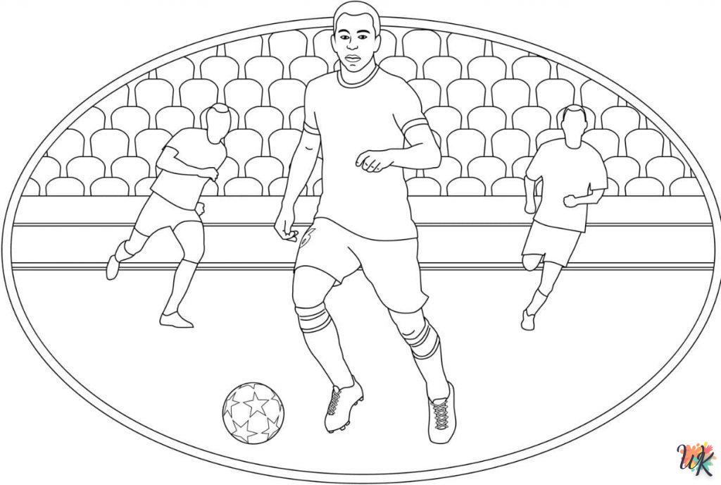 coloriage Football  pour enfant gratuit