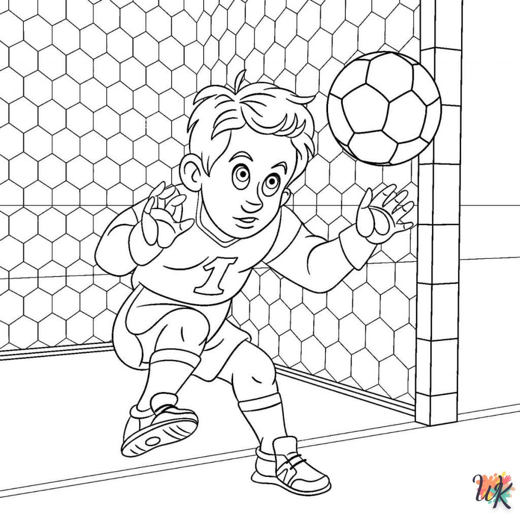 coloriage Football  en ligne pour enfant