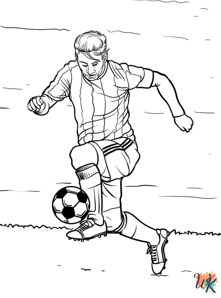 coloriage Football  7 ans en ligne gratuit à imprimer