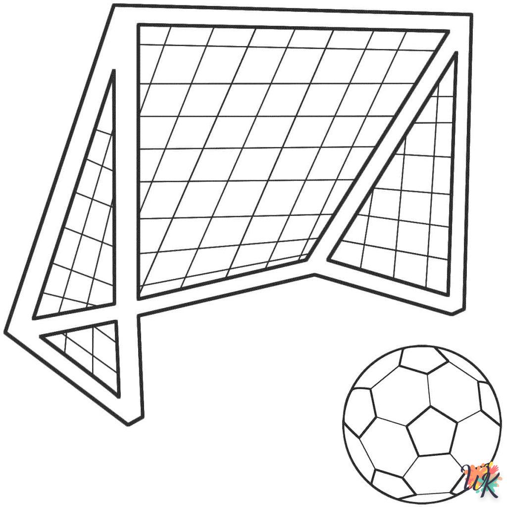 coloriage Football  enfant 5 ans à imprimer