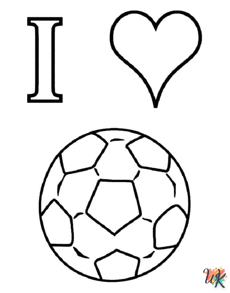 coloriage Football  pour enfants a imprimer