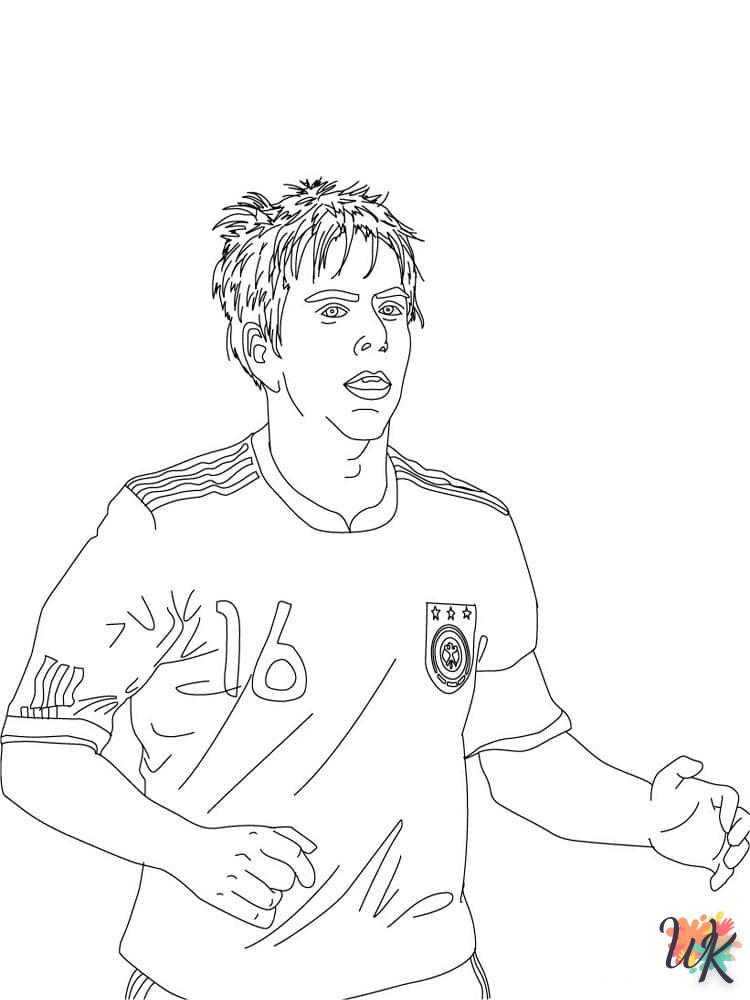 coloriage Football  a imprimer pour enfant de 4 ans