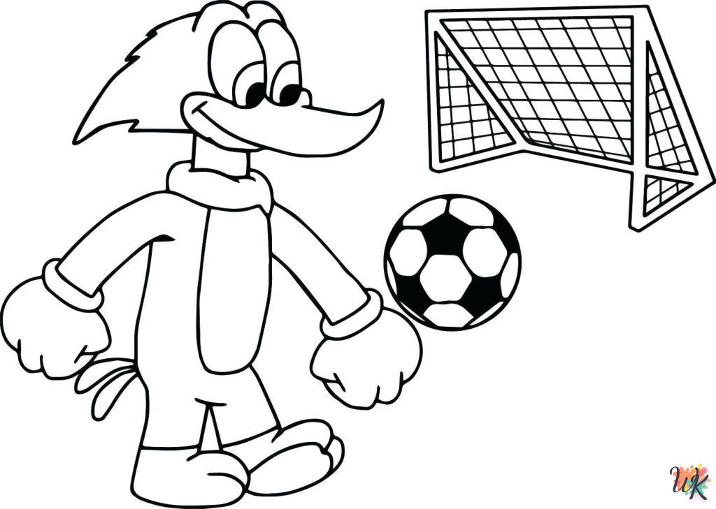 coloriage Football  à imprimer pour enfant de 8 ans