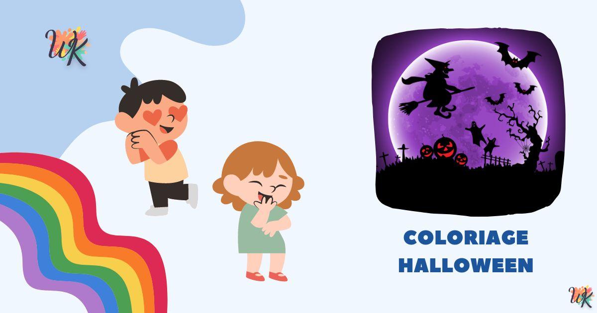 Coloriage Halloween est téléchargeable gratuitement