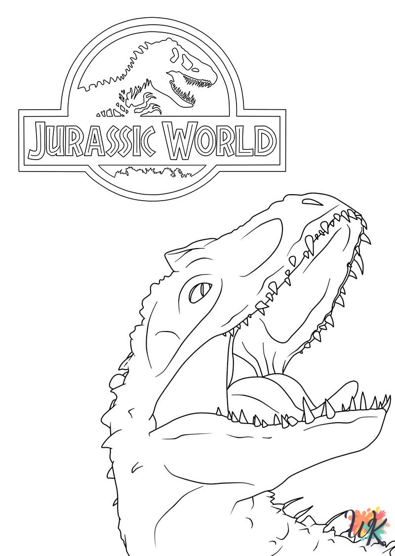 coloriage Jurassic World  à imprimer gratuit