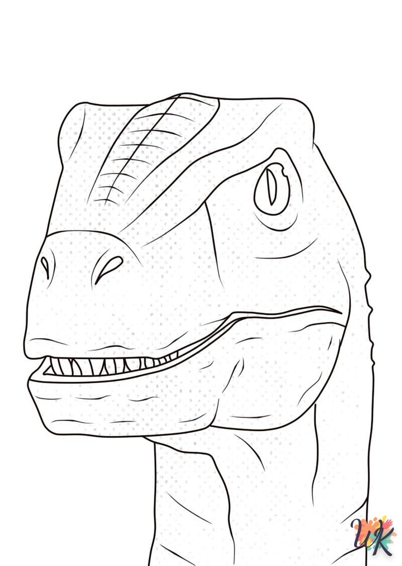 coloriage Jurassic World  enfant 6 ans à imprimer