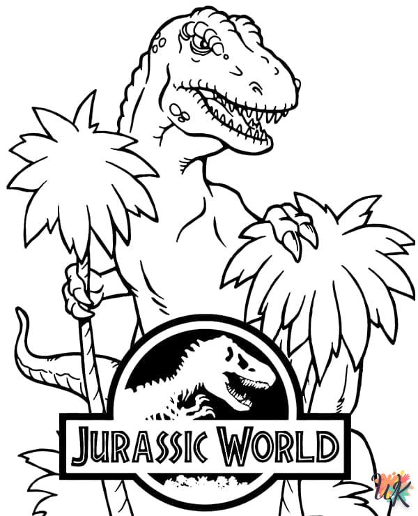 coloriage Jurassic World  a dessiner et imprimer