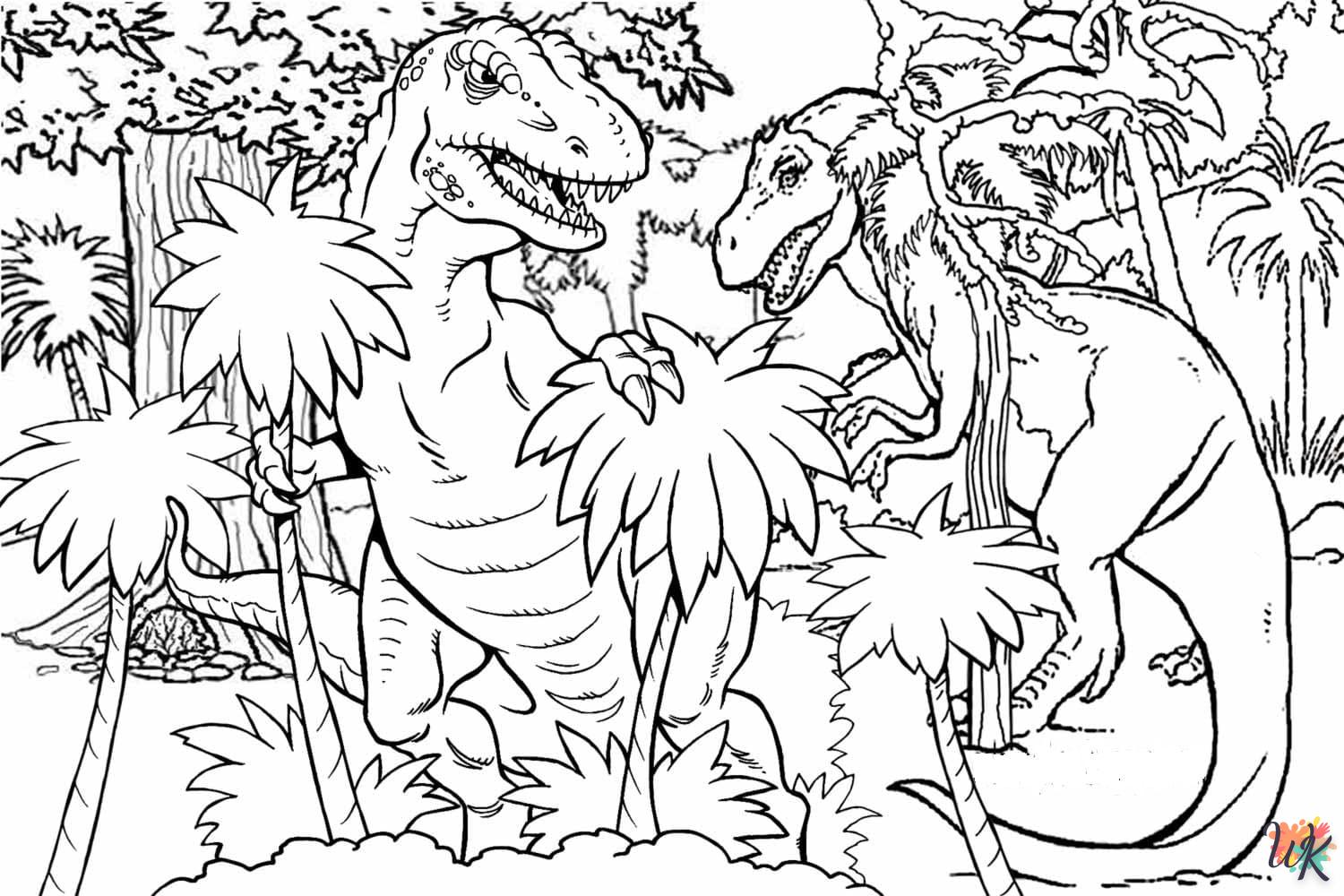 coloriage Jurassic World  a imprimer