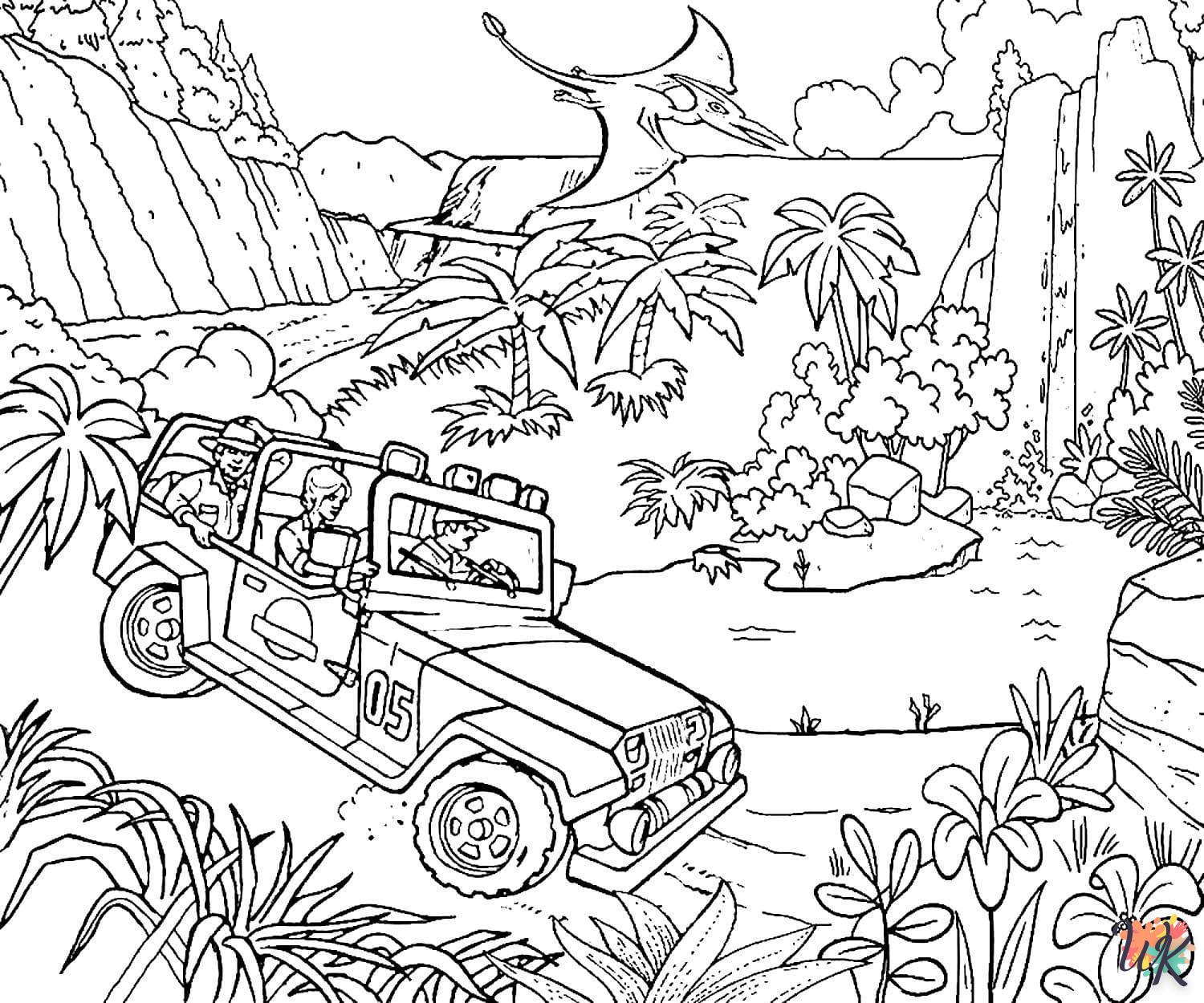 coloriage Jurassic World  à colorier en ligne