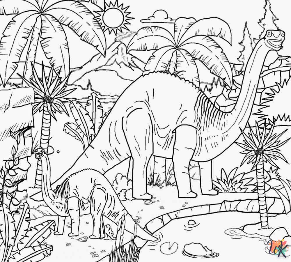 coloriage Jurassic World  à imprimer pour enfants