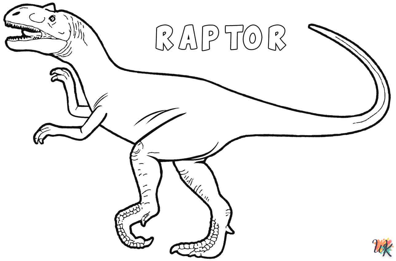 coloriage Jurassic World  pour enfant de 7 ans