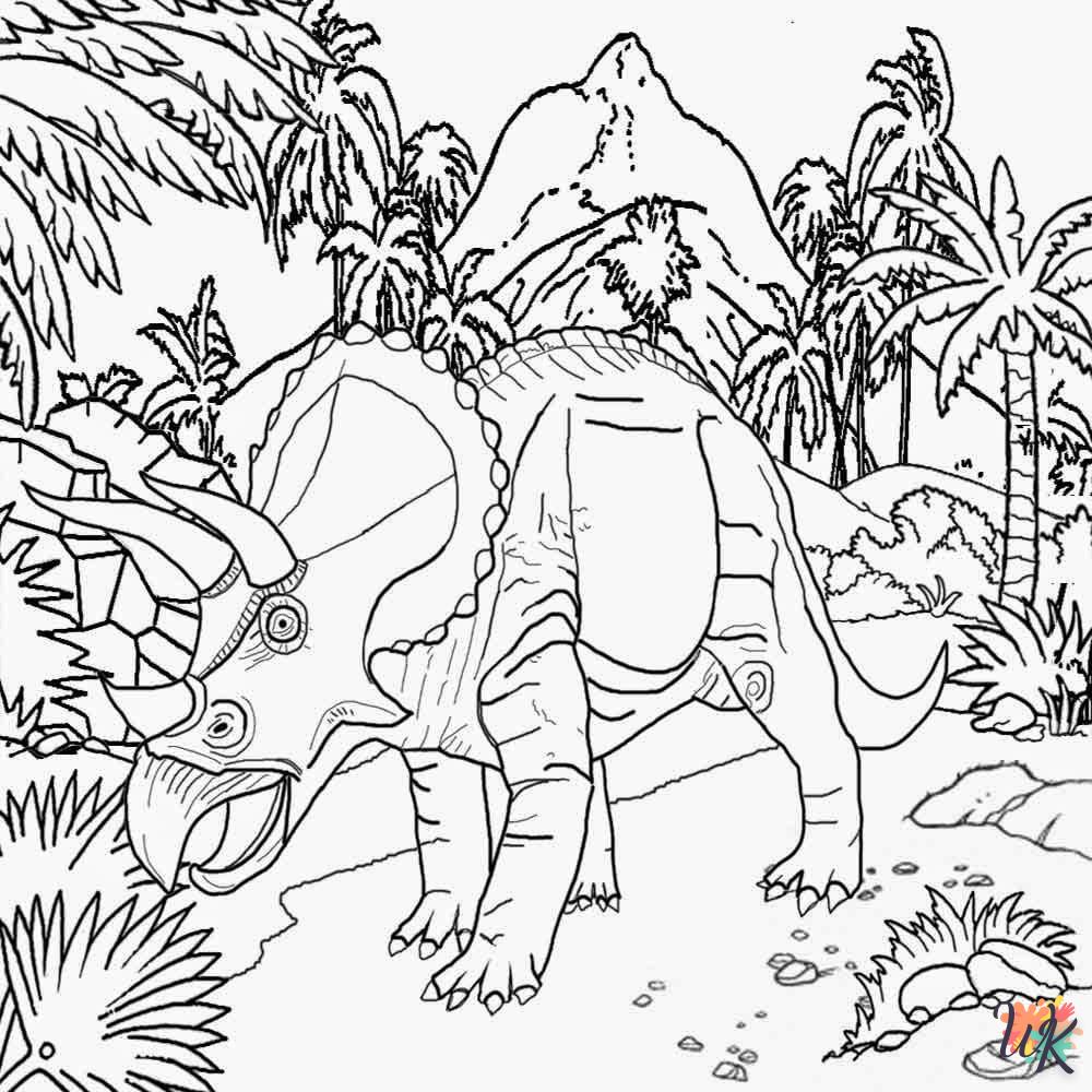 coloriage Jurassic World  en ligne pour bebe de 2 ans