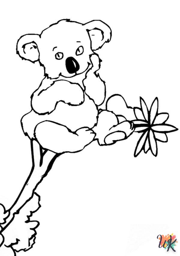 coloriage Koala  en ligne pour enfant