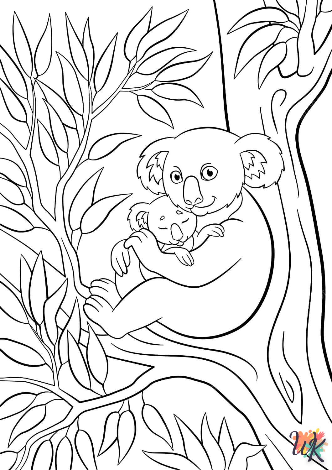 coloriage Koala  en ligne