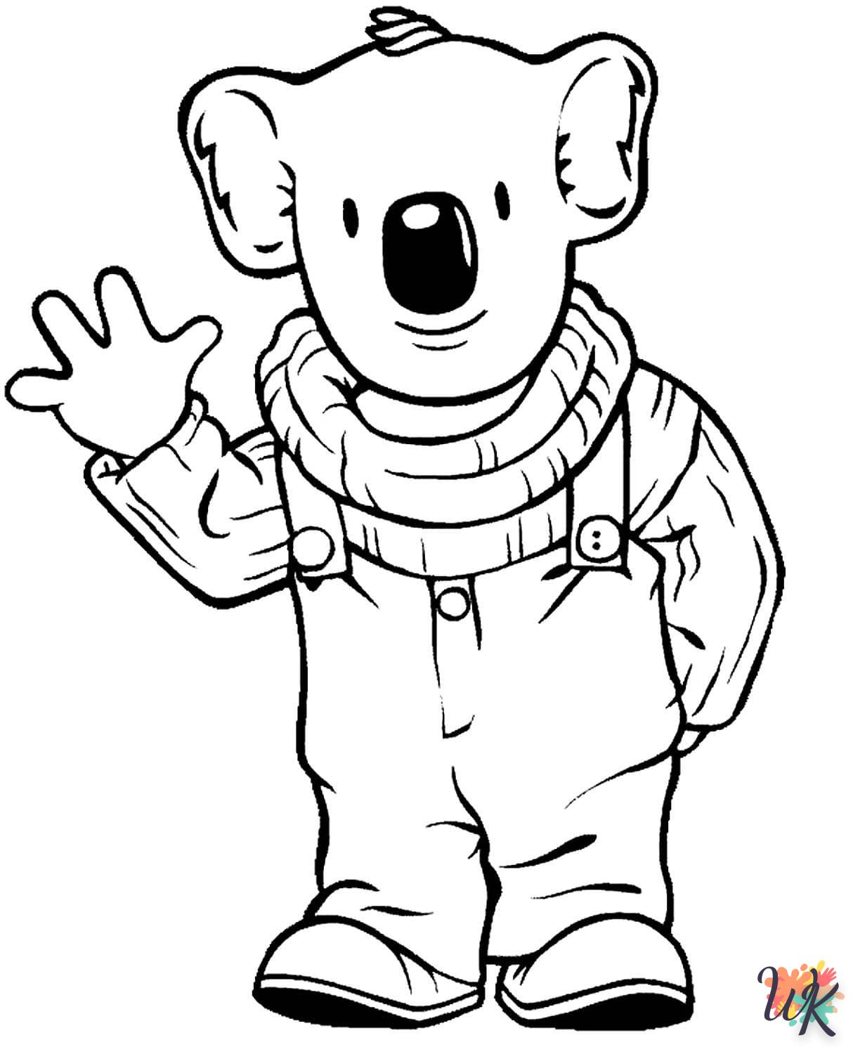 coloriage Koala  pour enfant