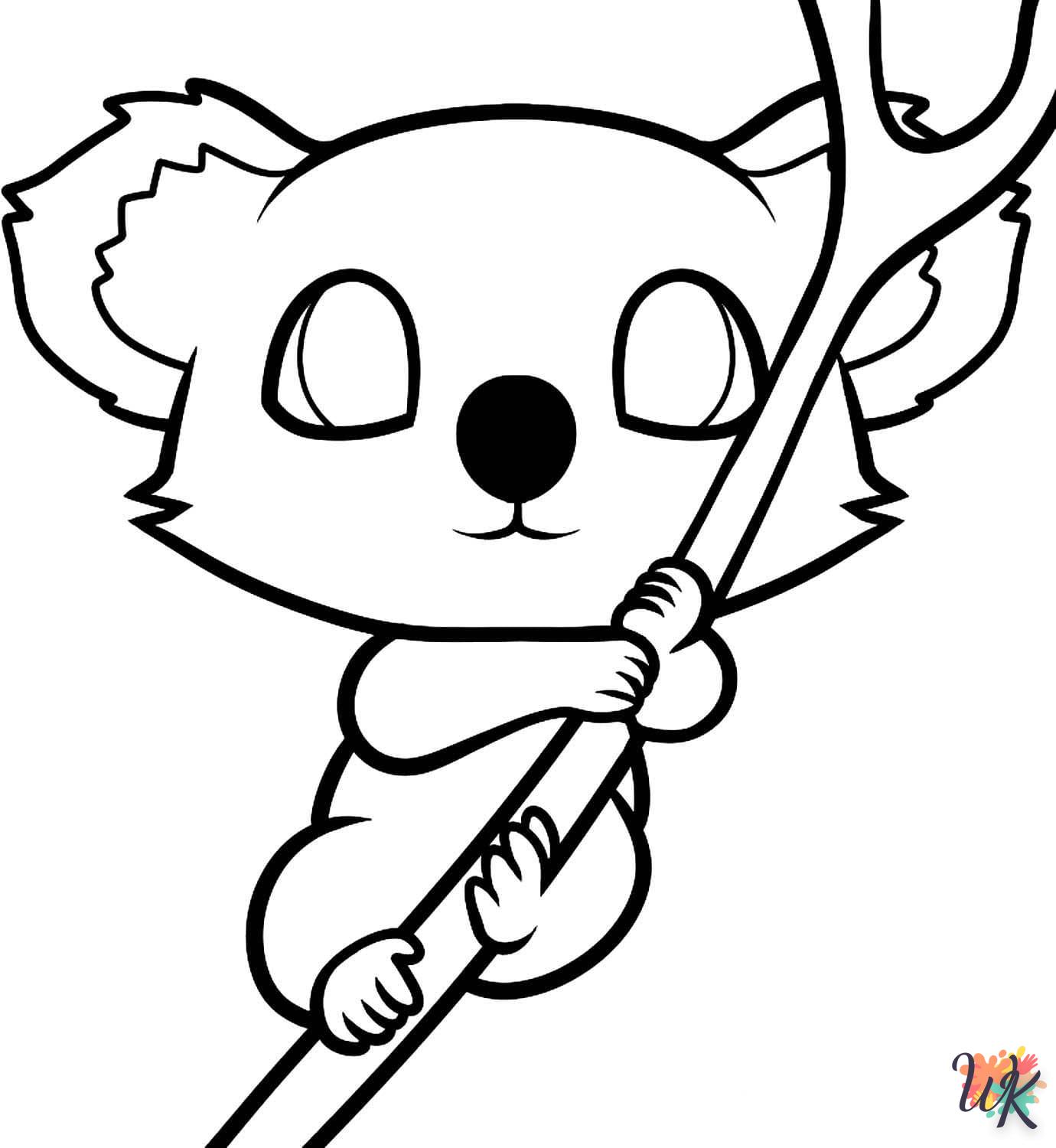 coloriage Koala  a dessiner en ligne