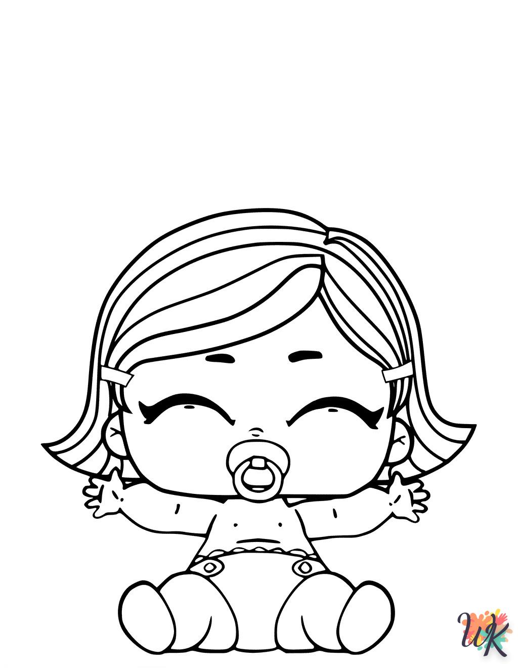 coloriage LOL Surprise  en ligne pour bebe de 2 ans