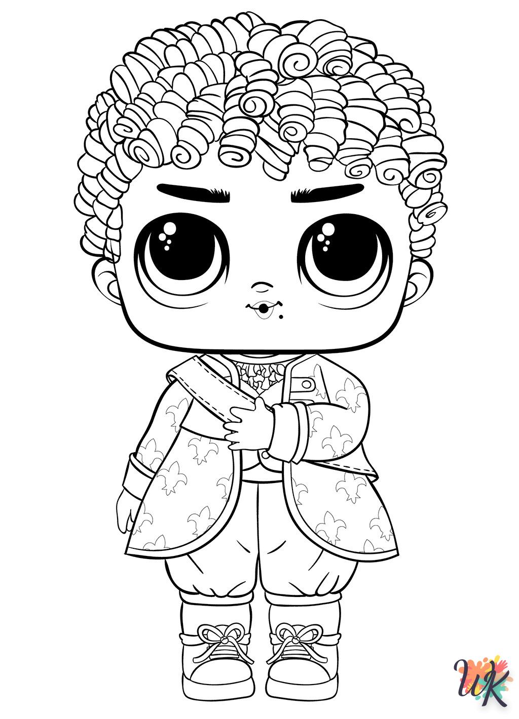 coloriage LOL Surprise  en ligne pour bebe de 2 ans