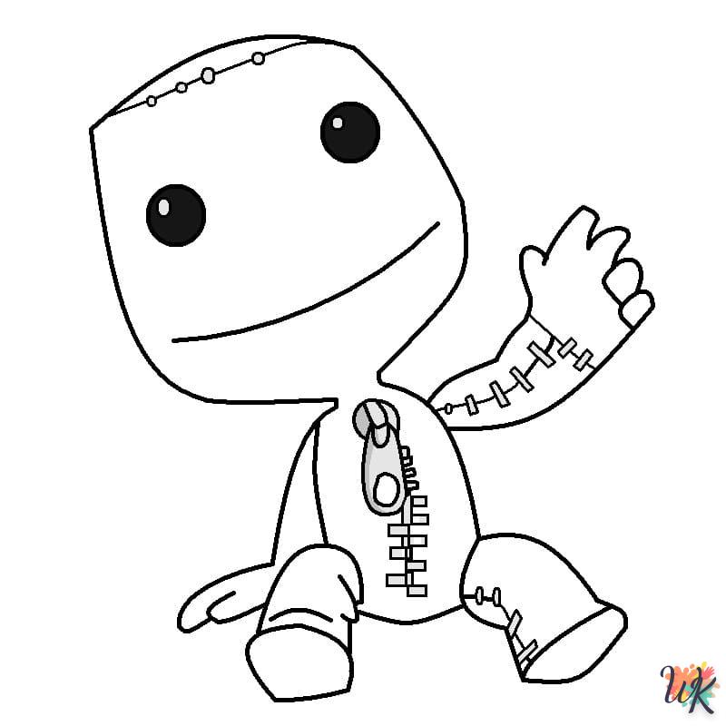coloriage LittleBigPlanet  pour enfant gratuit