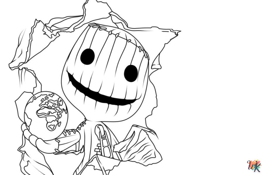 coloriage LittleBigPlanet  a dessiner en ligne