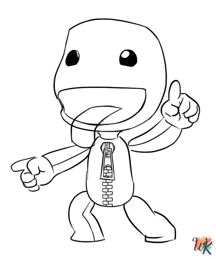 télécharger coloriage LittleBigPlanet  gratuit