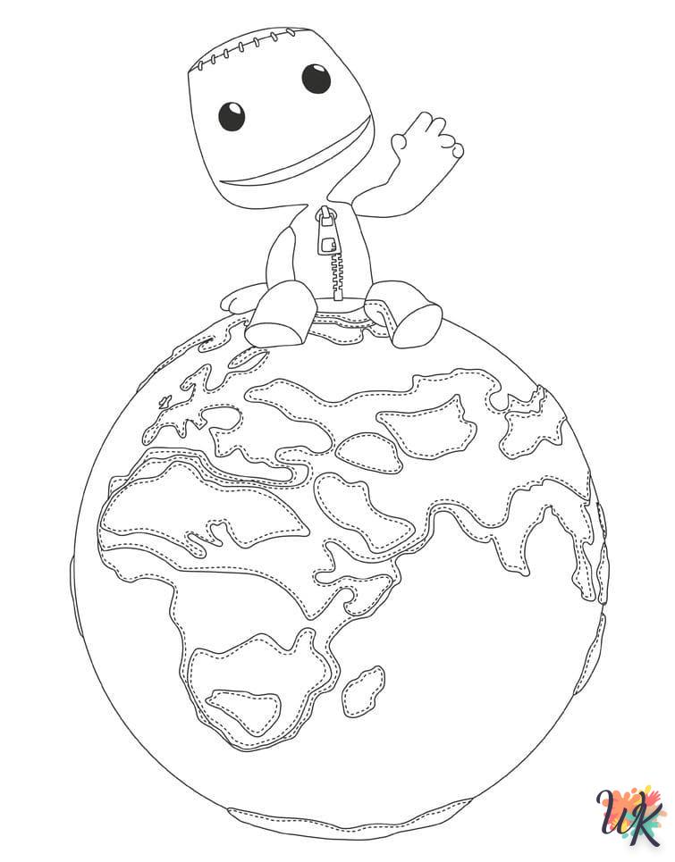 coloriage LittleBigPlanet  à imprimer gratuit