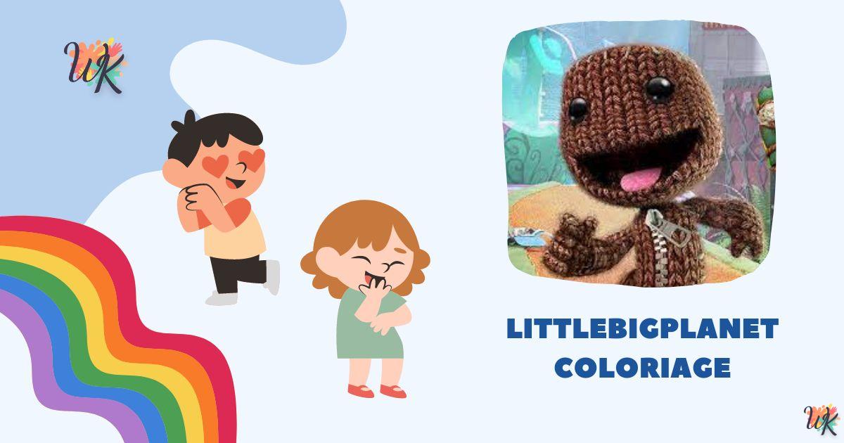 coloriage LittleBigPlanet  a colorier en ligne