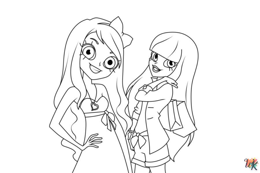 coloriage LoliRock  pour lutter contre le stress