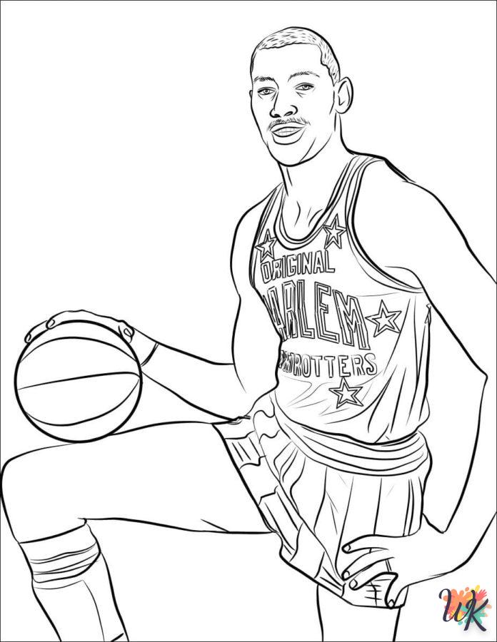 coloriage NBA  a dessiner et imprimer