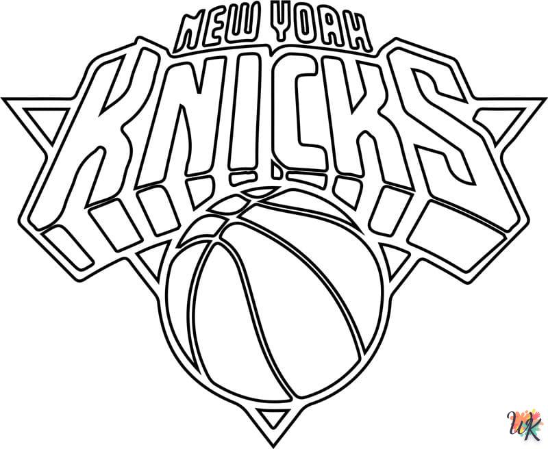 coloriage NBA  à imprimer pdf