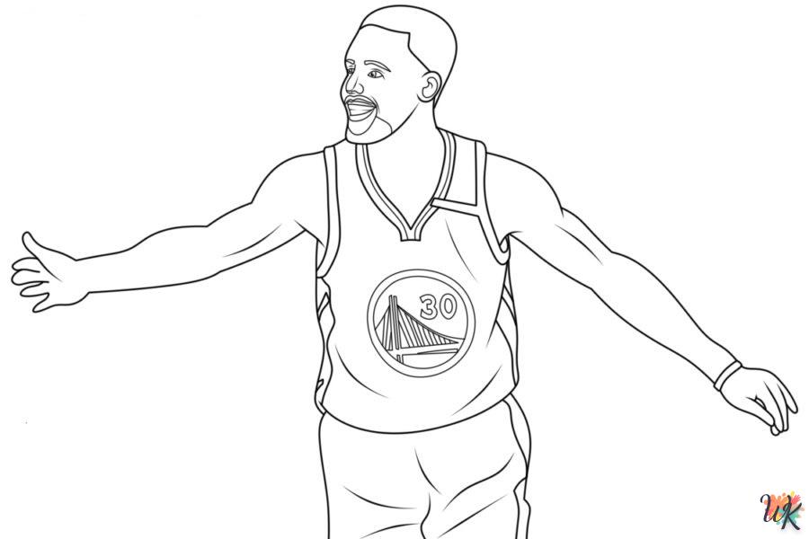 coloriage NBA  a colorier en ligne