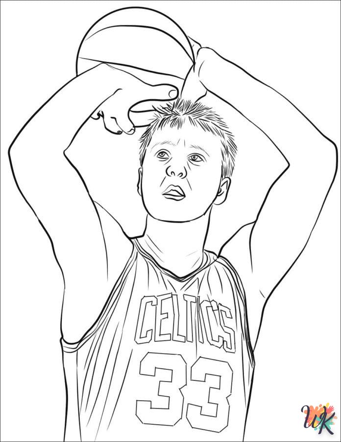 coloriage NBA  à imprimer