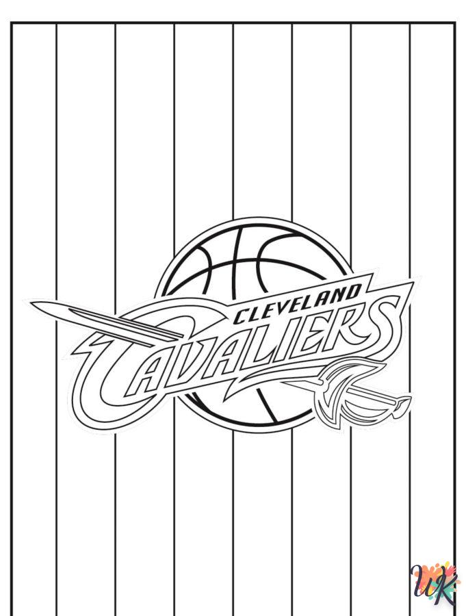 coloriage NBA  pour enfant a imprimer gratuit