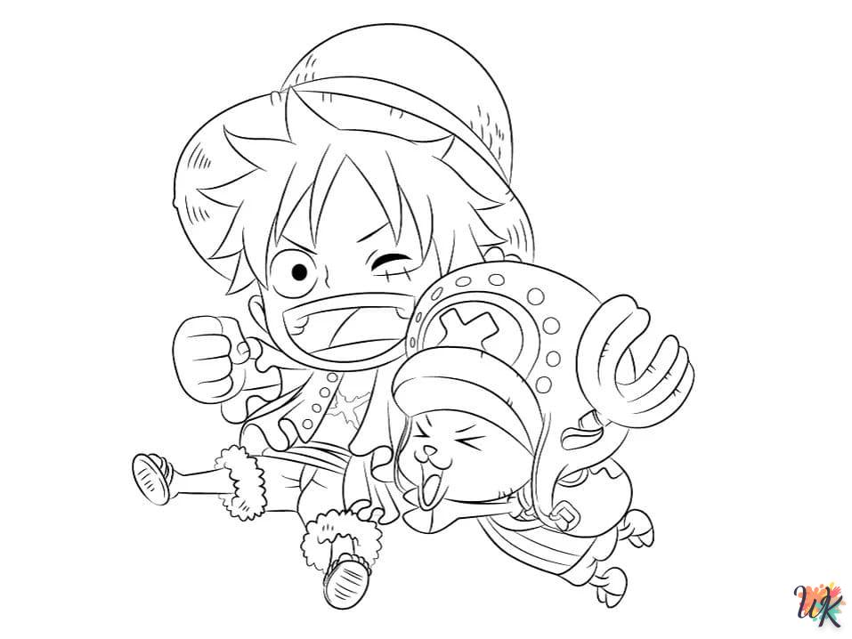 coloriage One Piece  à imprimer kawaii