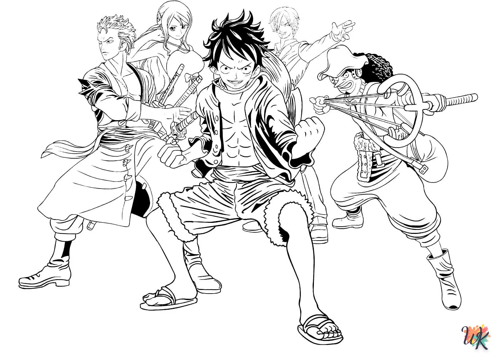 image pour coloriage One Piece  enfant