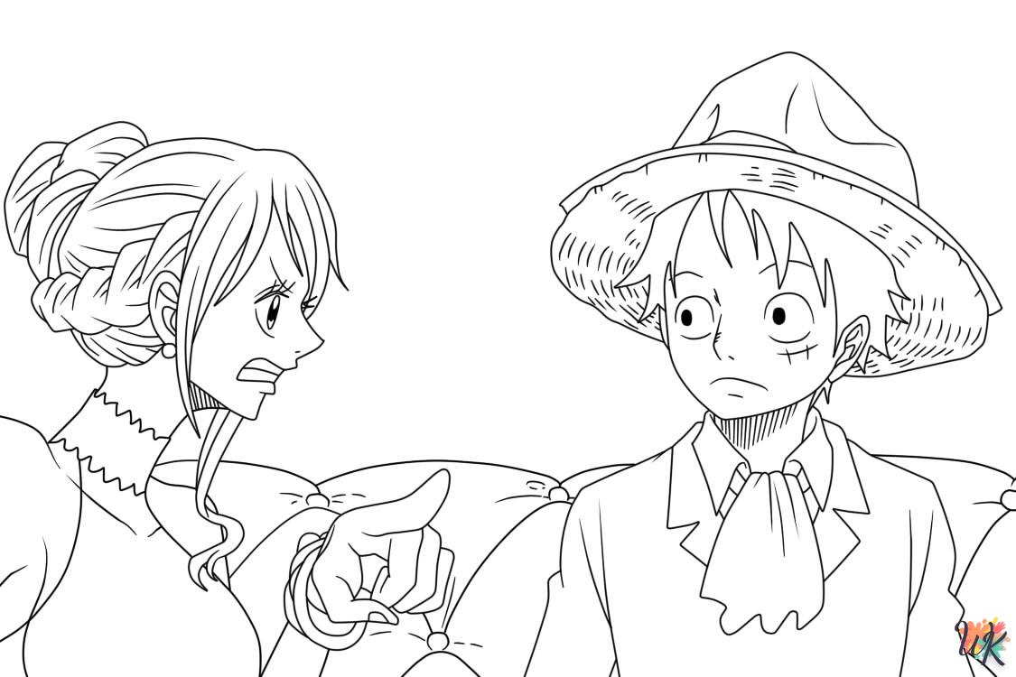 coloriage One Piece  pour enfant de 6 ans