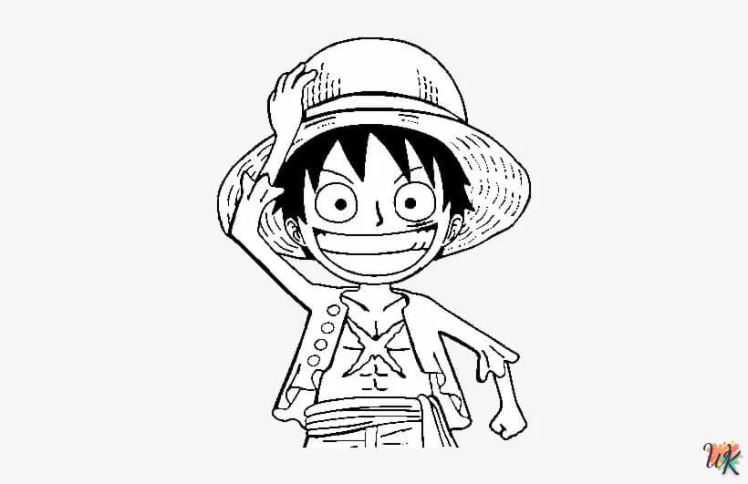 coloriage One Piece  pour enfant de 6 ans