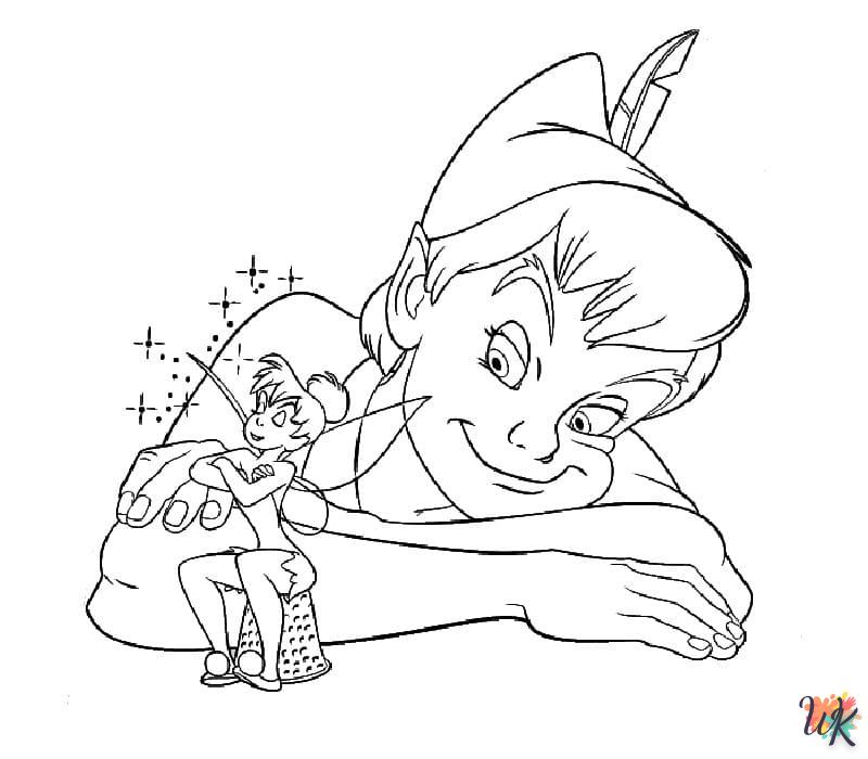 coloriage Peter Pan  sonic en ligne gratuit à imprimer