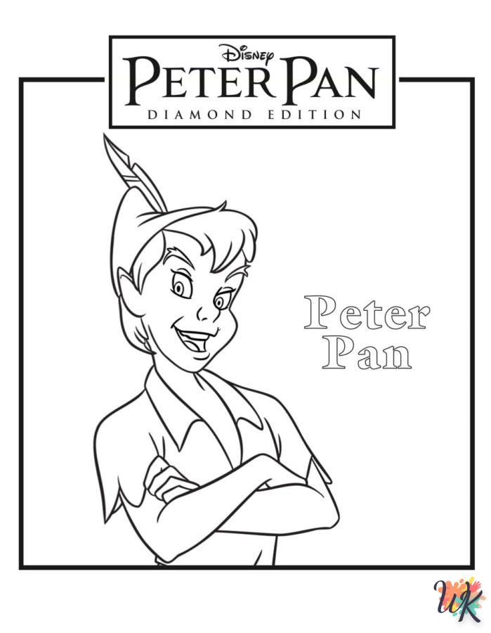 coloriage Peter Pan  à imprimer pour enfant de 6 ans